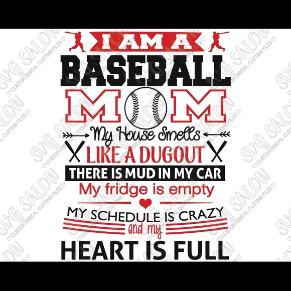 BASEBALL MOM T-SHIRTS - Picture 5 of 7
